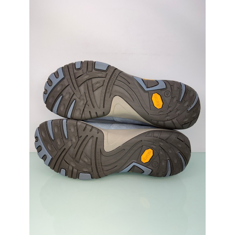 Dansko Paisley Sneakers Sz 40 Gray Blue Waterproof Suede Hiking Walking Goprcore - Picture 6 of 10